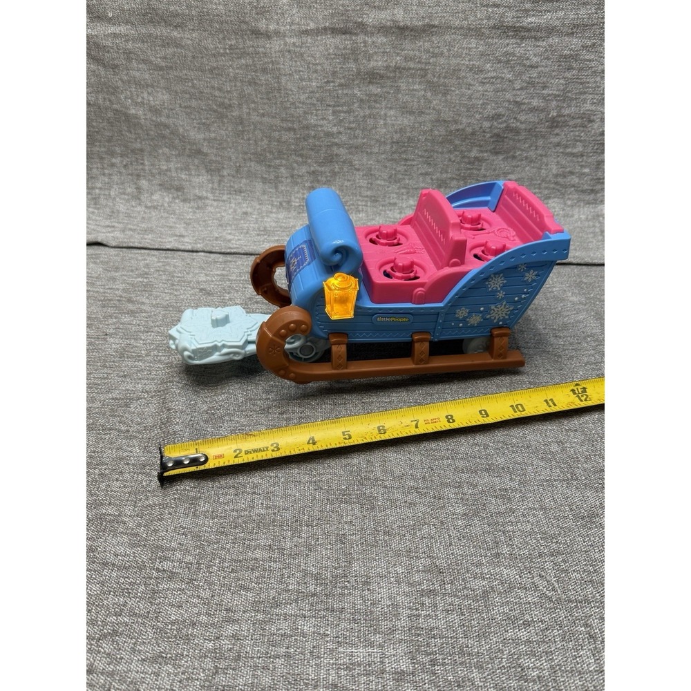 Working Little People Disney Frozen Elsa Anna Sleigh Lights Up